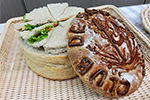 飾りパンの大型サンドイッチ